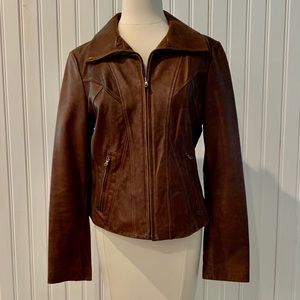 Guess Leather Womens  Jacket